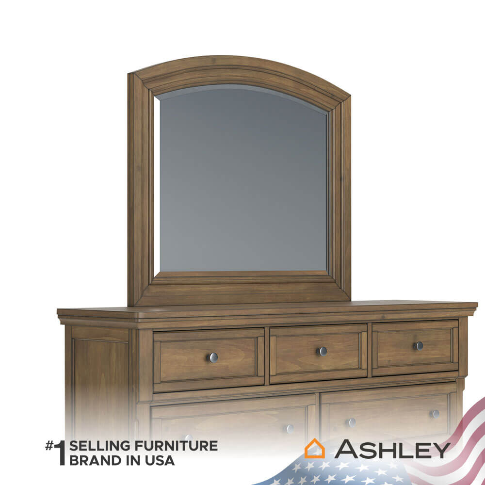 กระจกตั้งโต๊ะ ASHLEY FURNITURE HOMESTORE รุ่น VANDENMORE/107X93 สีน้ำตาล