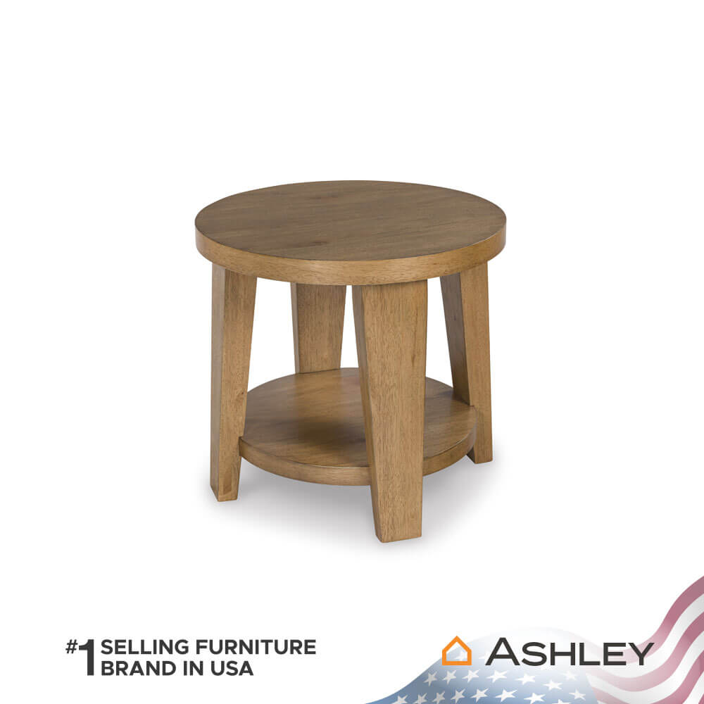 โต๊ะข้าง ASHLEY FURNITURE HOMESTORE รุ่น KRISTILAND/66 สีน้ำตาลอ่อน