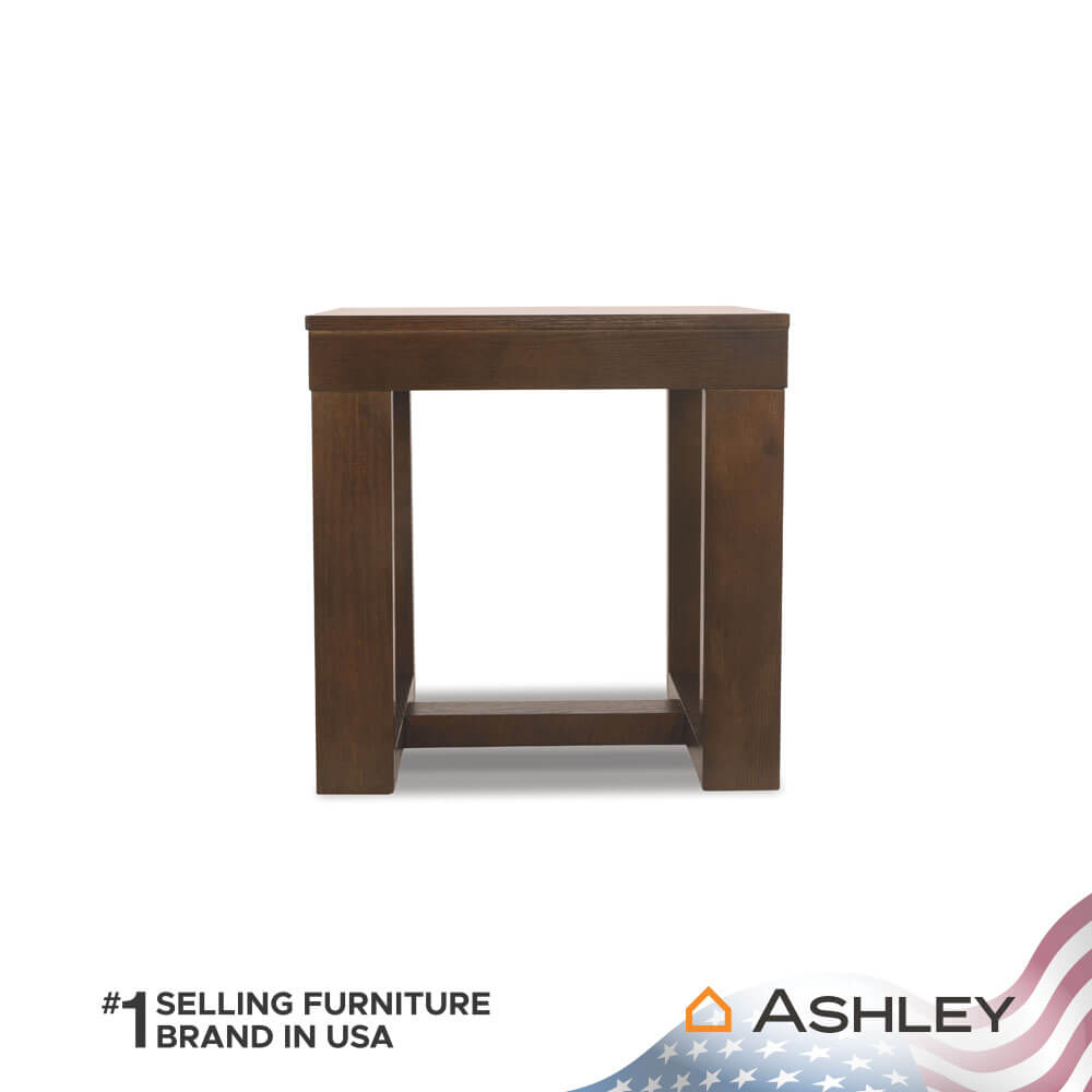 โต๊ะข้าง ASHLEY FURNITURE HOMESTORE รุ่น WATSON/60 สีน้ำตาลเข้ม