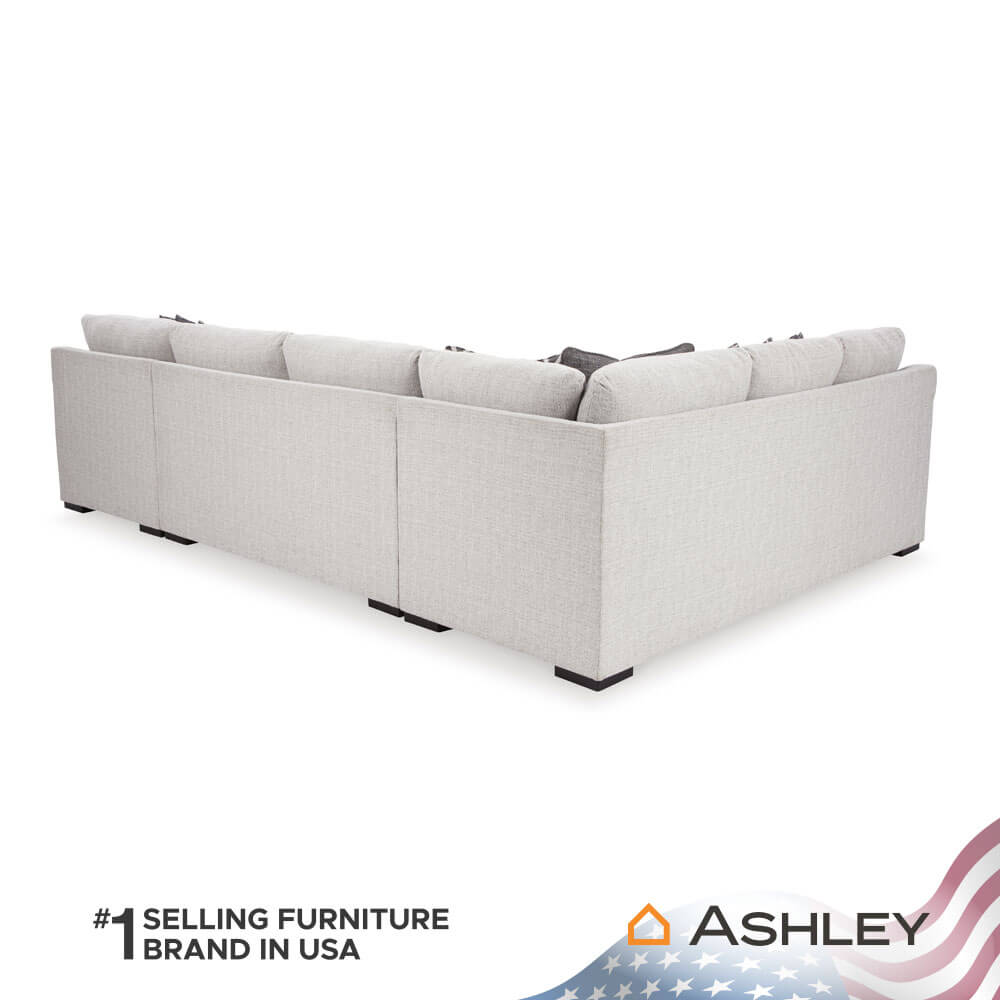 โซฟาตัว L ด้านซ้าย ASHLEY FURNITURE HOMESTORE รุ่น KORALYNN/L สีขาว