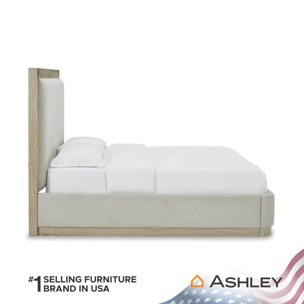 เตียงนอนขนาด 6 ฟุต ASHLEY FURNITURE HOMESTORE รุ่น HENNINGTON/180 สีไม้ธรรมชาติ