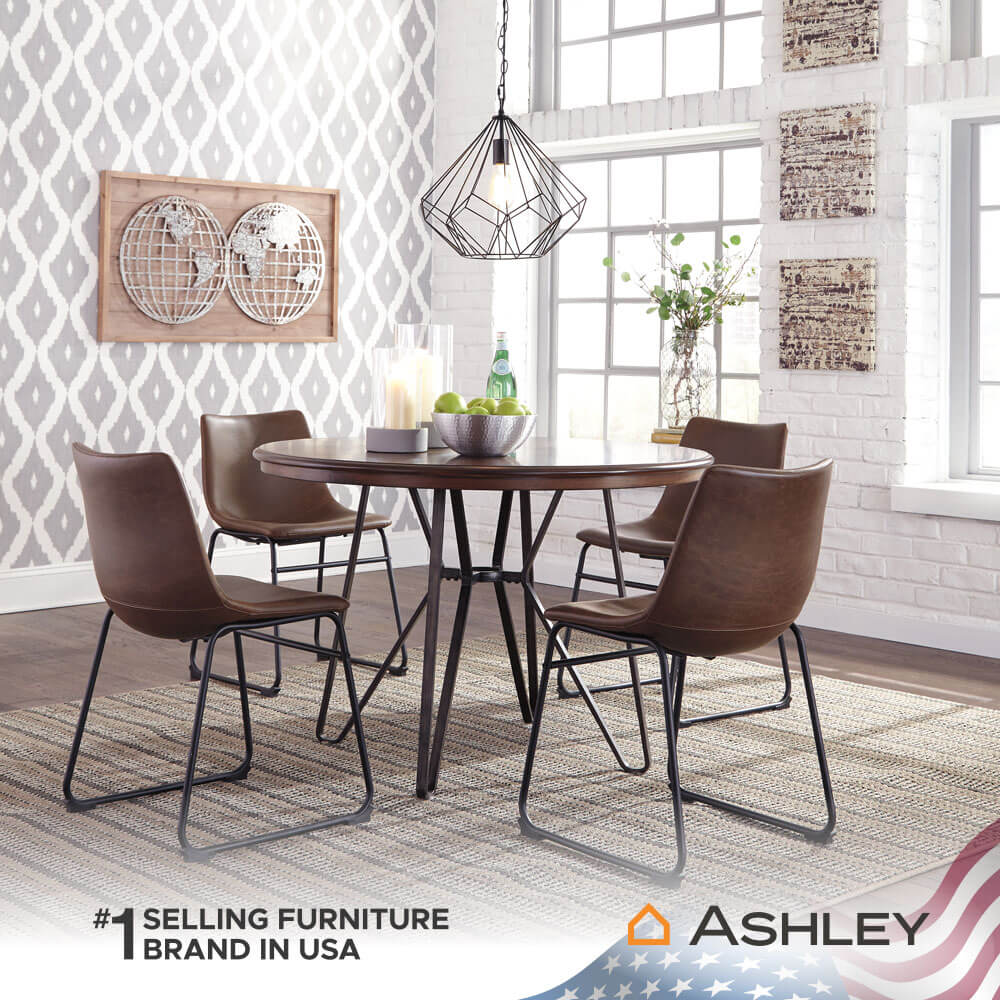 โต๊ะอาหาร ASHLEY FURNITURE HOMESTORE รุ่น CENTIAR/115 สีน้ำตาล
