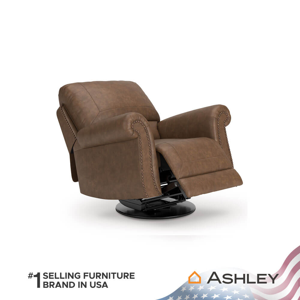 โซฟาปรับเอนนอน 1 ที่นั่ง ASHLEY FURNITURE HOMESTORE รุ่น SHADSBURNE/1R สีน้ำตาล