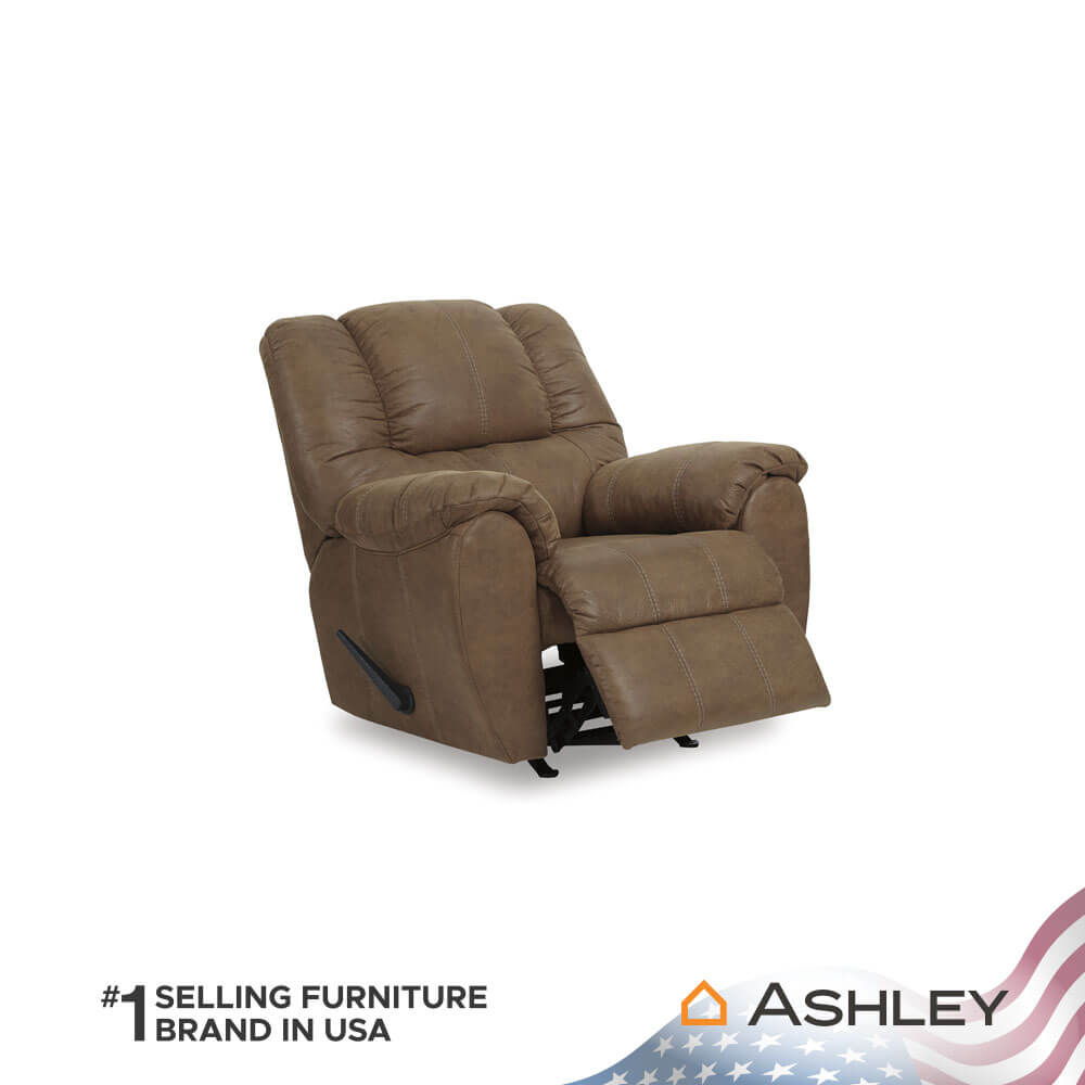 โซฟาปรับเอนนอน 1 ที่นั่ง ASHLEY FURNITURE HOMESTORE รุ่น MCGANN/1R สีน้ำตาล