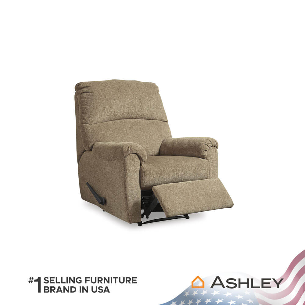 โซฟาปรับเอนนอน 1 ที่นั่ง ASHLEY FURNITURE HOMESTORE รุ่น NERVIANO/1R สีน้ำตาล