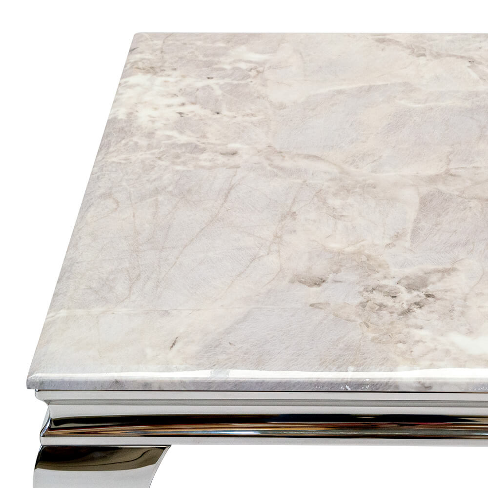 โต๊ะกลาง CHIC REPUBLIC รุ่น SANTIAGO-CH/130 MARBLE สีเทาอ่อน
