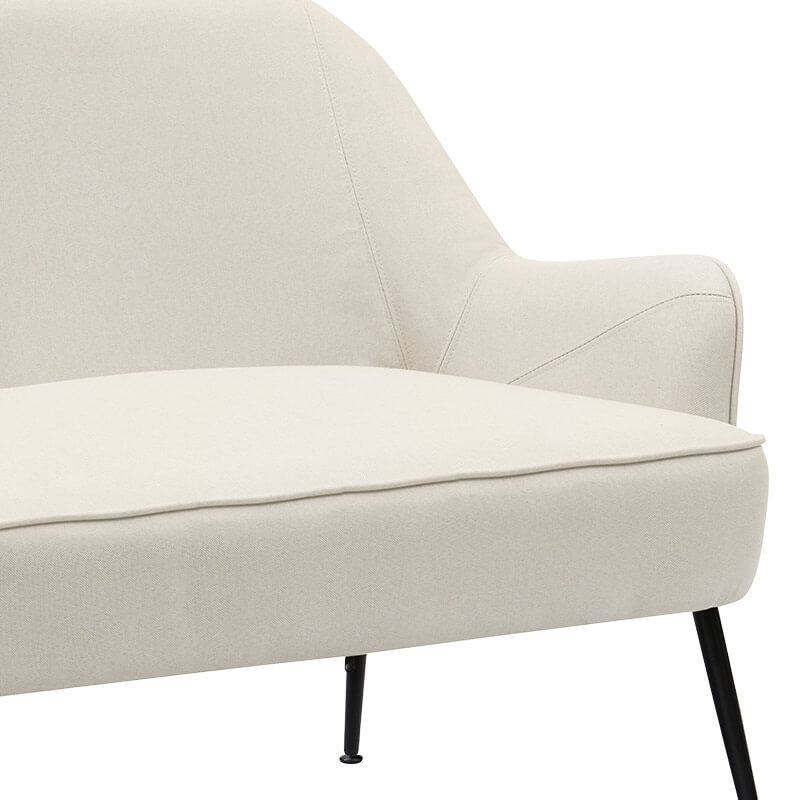 โซฟา 2 ที่นั่ง RINA HEY รุ่น CARVET/2 สีครีม_4