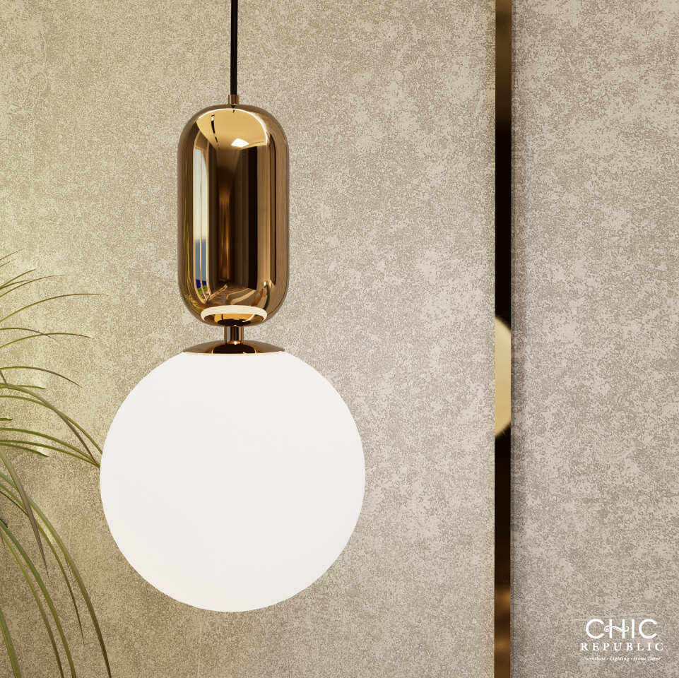 โคมไฟช่อ CHIC REPUBLIC รุ่น MEGHAN/1 สีทอง