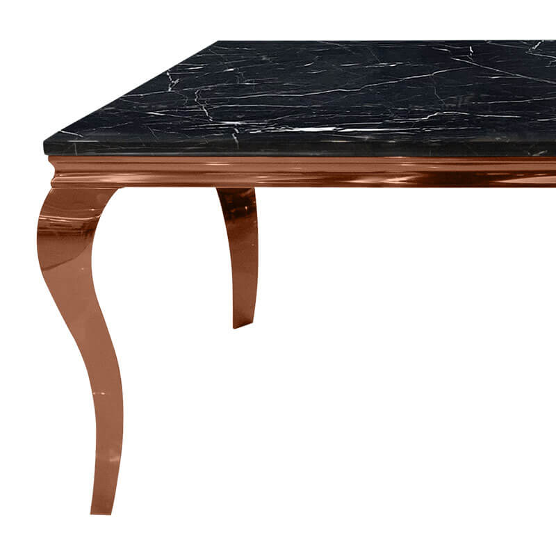 โต๊ะอาหาร CHIC REPUBLIC รุ่น SANTIAGO-RG/220 MARBLE สีดำ