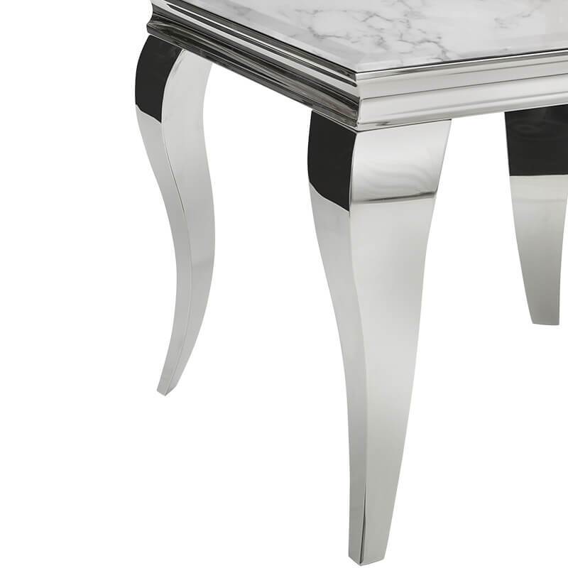 โต๊ะข้าง CHIC REPUBLIC รุ่น SANTIAGO-CH/60 MARBLE สีขาว