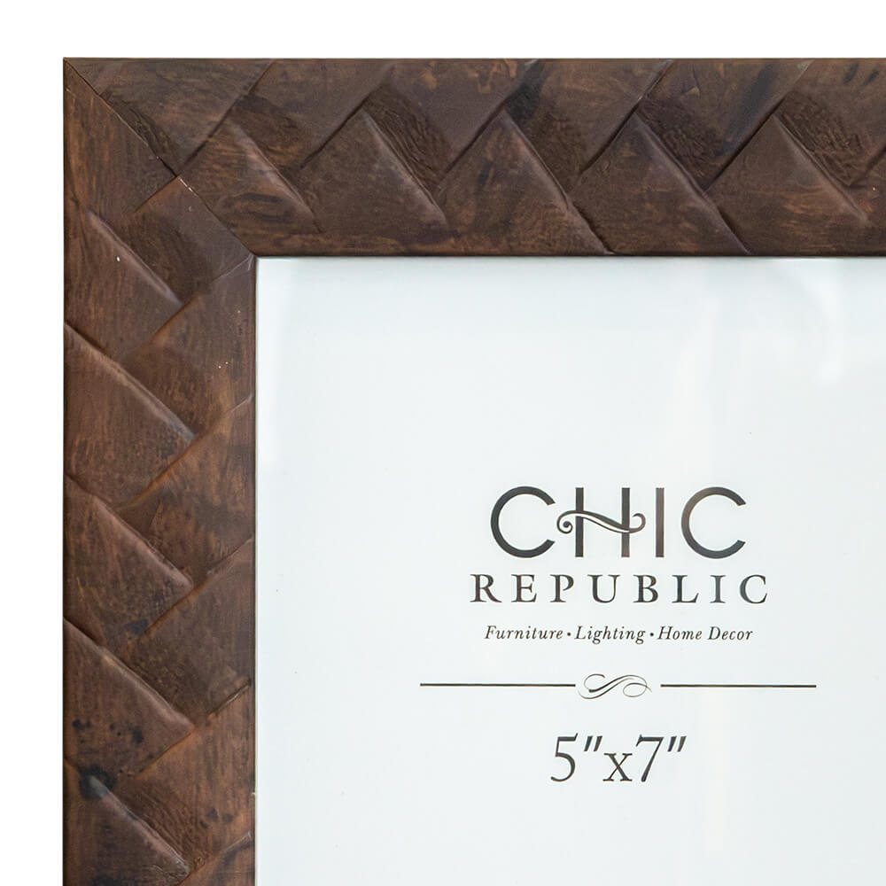 กรอบรูป CHIC REPUBLIC รุ่น BRICE/5&times;7 สีน้ำตาล