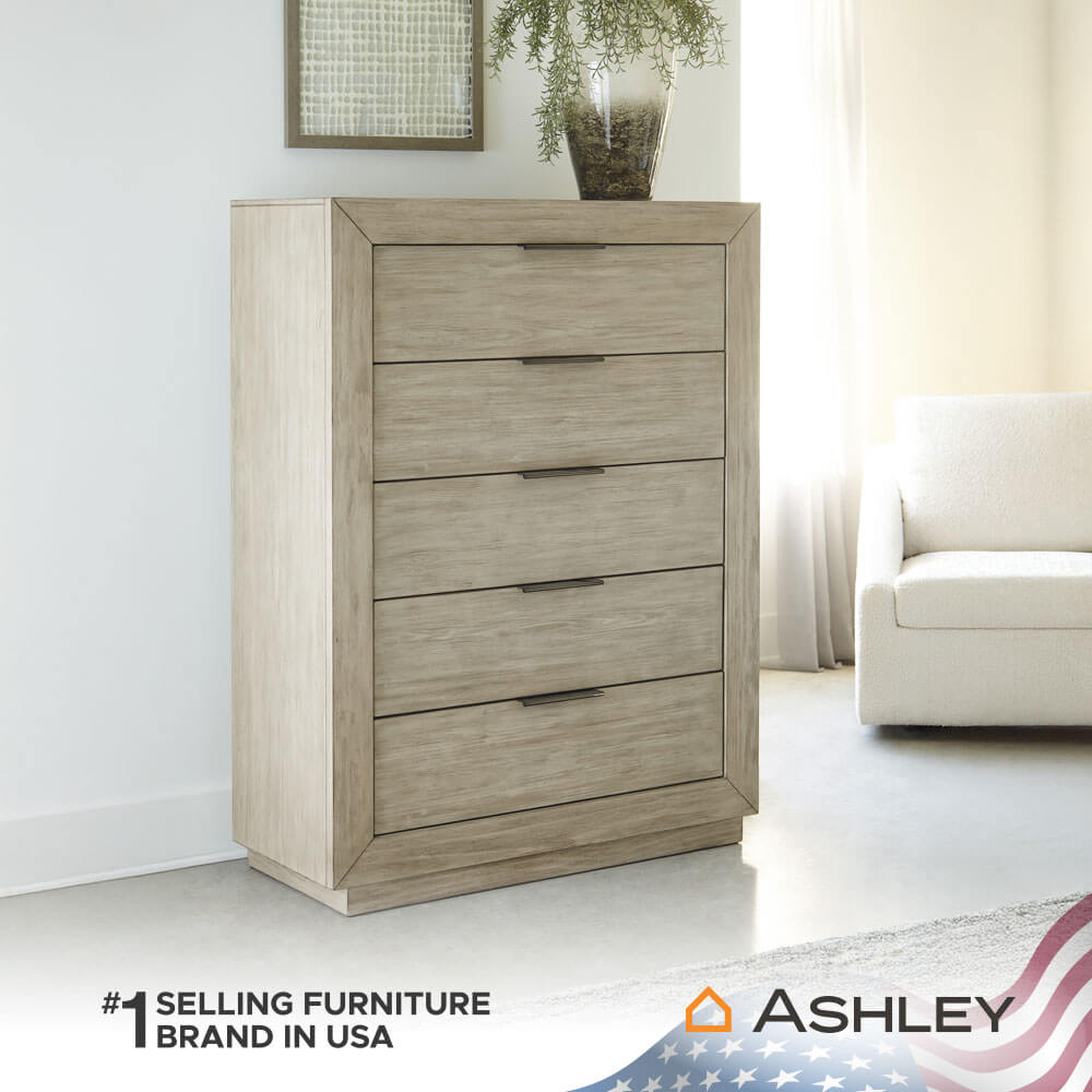 ตู้ลิ้นชัก 5 ลิ้นชัก ASHLEY FURNITURE HOMESTORE รุ่น HENNINGTON/110 สีไม้ธรรมชาติ_4