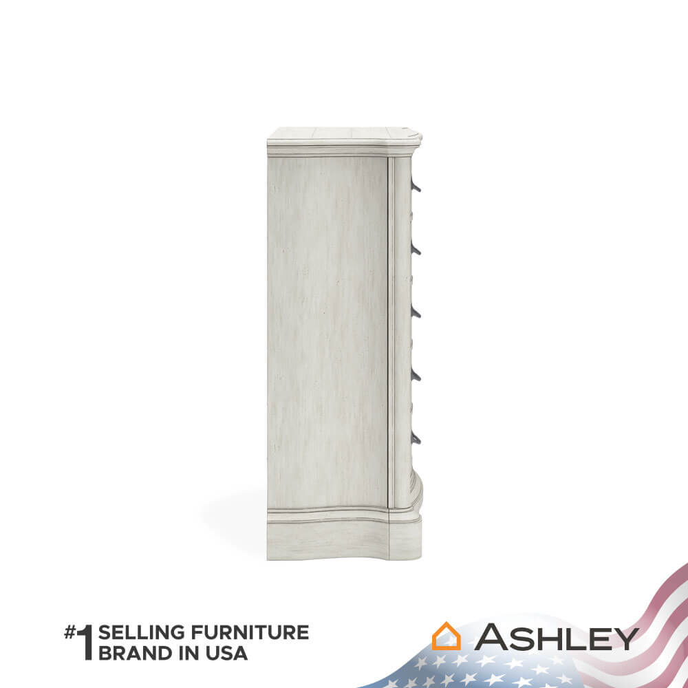 ตู้ลิ้นชัก 5 ลิ้นชัก ASHLEY FURNITURE HOMESTORE รุ่น ARLENDYNE/109 สีขาววินเทจ