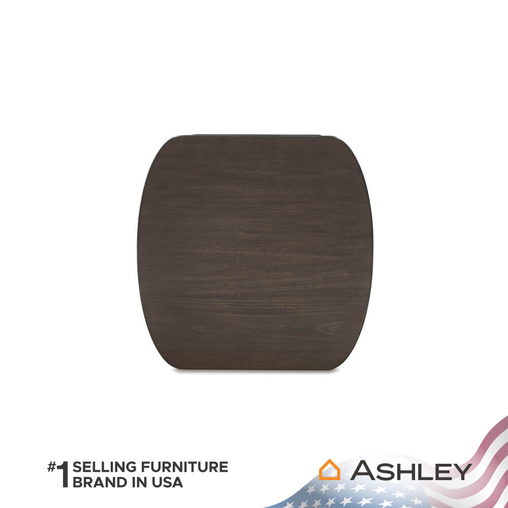 โต๊ะข้าง ASHLEY FURNITURE HOMESTORE รุ่น KORESTONE/63 สีน้ำตาลเข้ม