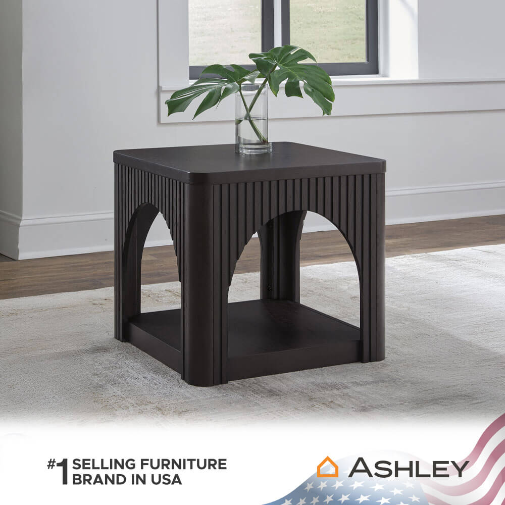 โต๊ะข้าง ASHLEY FURNITURE HOMESTORE รุ่น YELLINK/61 สีดำ_4