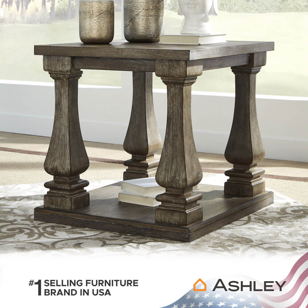 โต๊ะข้าง ASHLEY FURNITURE HOMESTORE รุ่น JOHNELLE/60 สีน้ำตาล