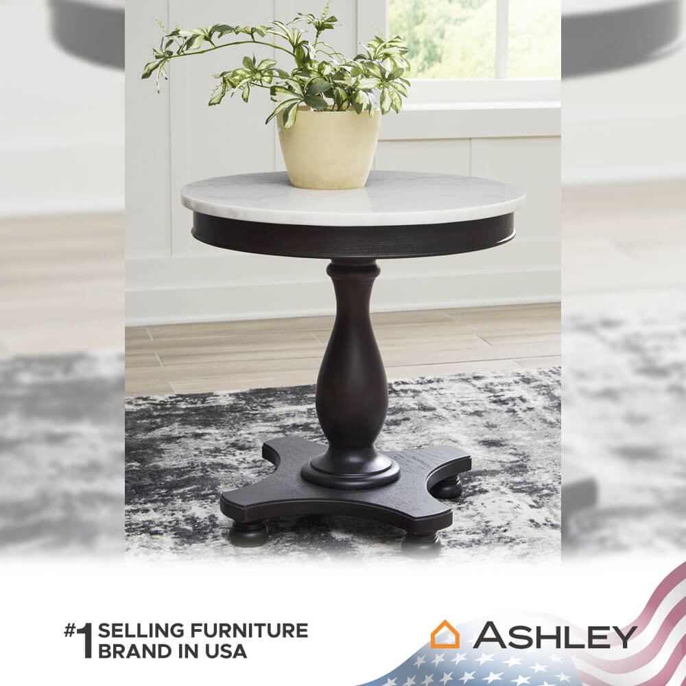 โต๊ะข้าง ASHLEY FURNITURE HOMESTORE รุ่น HENRIDGE/60 สีดำ_4