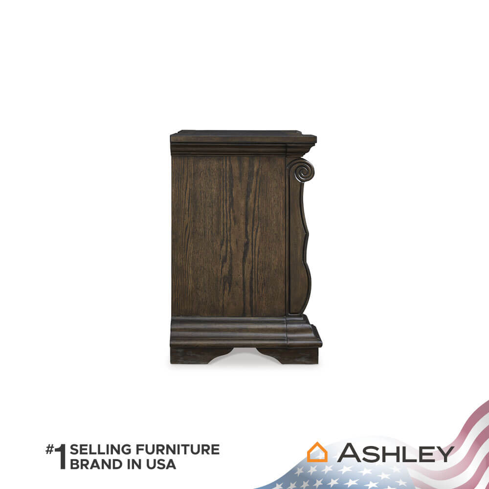 ตู้ข้างเตียง ASHLEY FURNITURE HOMESTORE รุ่น MAYLEE สีน้ำตาลเข้ม_4