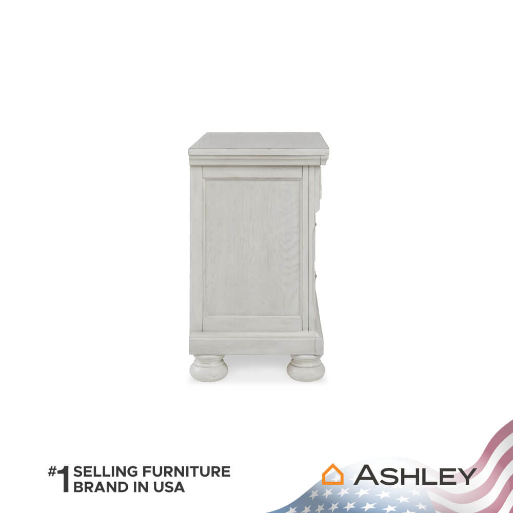 ตู้ข้างเตียง ASHLEY FURNITURE HOMESTORE รุ่น ROBBINSDALE สีขาววินเทจ_4