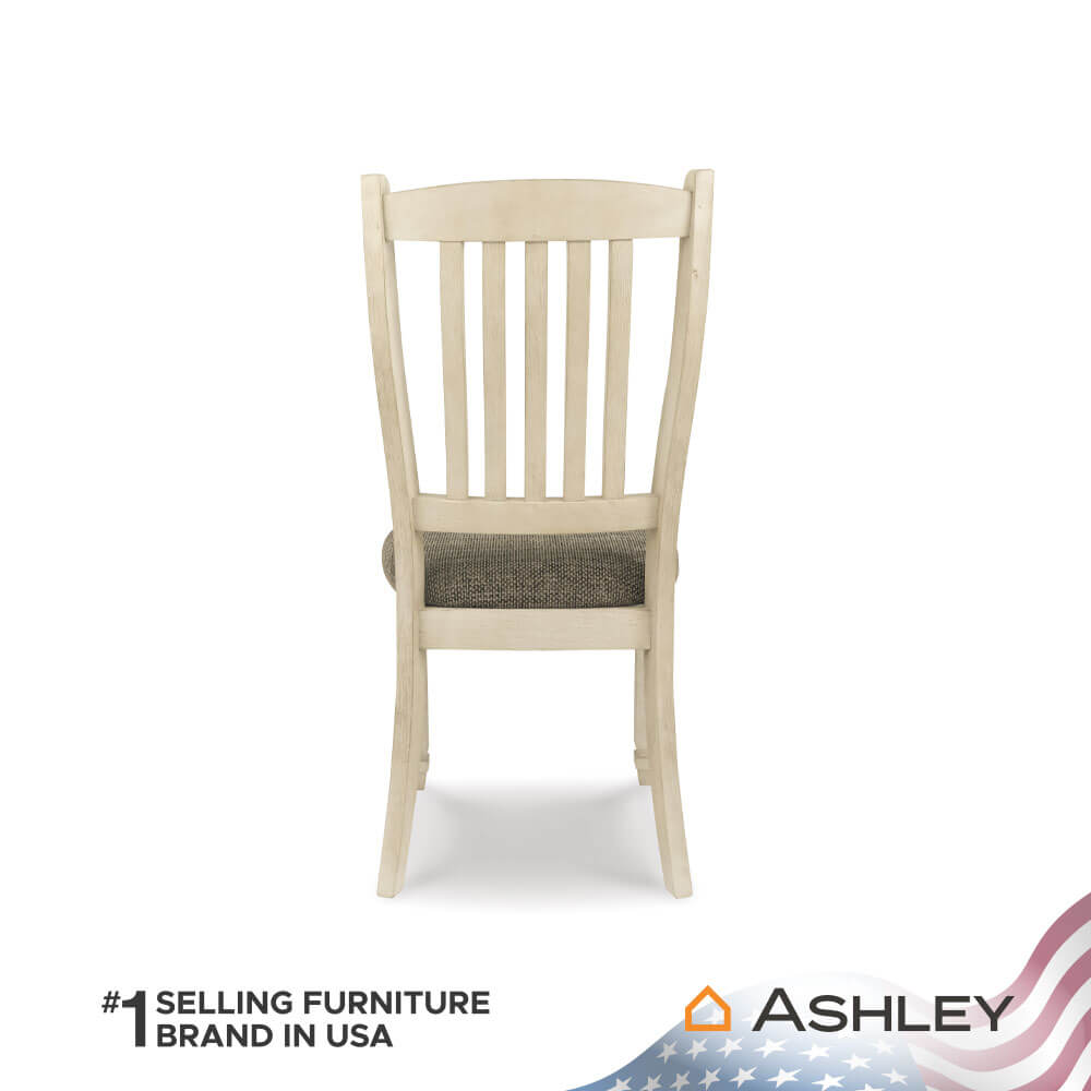เก้าอี้ทานข้าว ASHLEY FURNITURE HOMESTORE รุ่น BOLANBURG-A สีขาววินเทจ_4