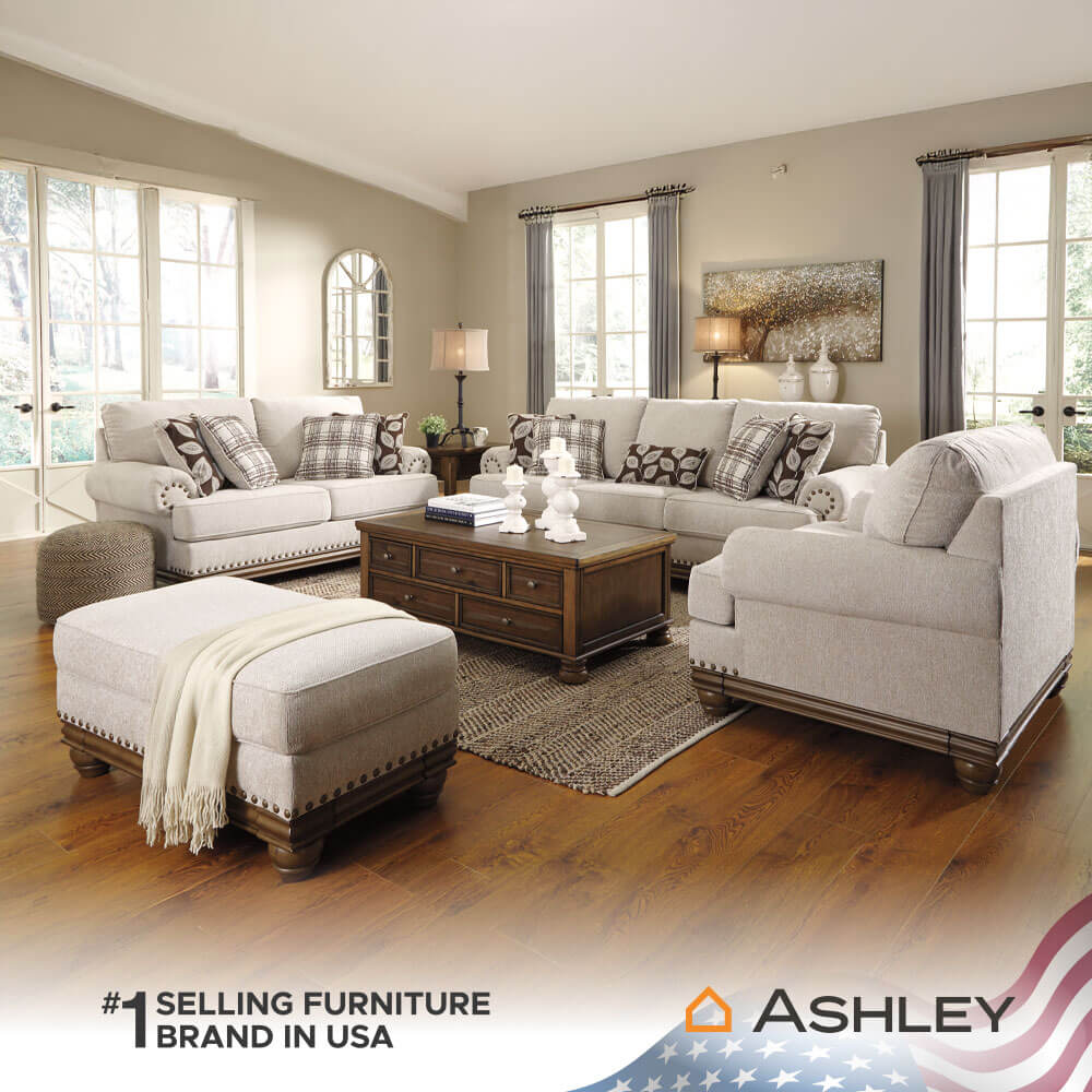 สตูล ASHLEY FURNITURE HOMESTORE รุ่น HARLESON สีครีม