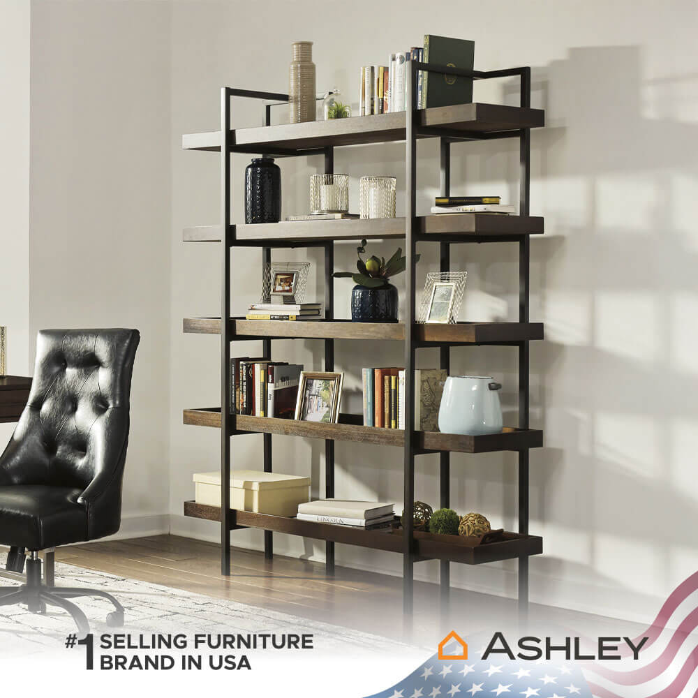 ชั้นวางของโล่ง 5 ชั้น ASHLEY FURNITURE HOMESTORE รุ่น STARMORE สีเทา