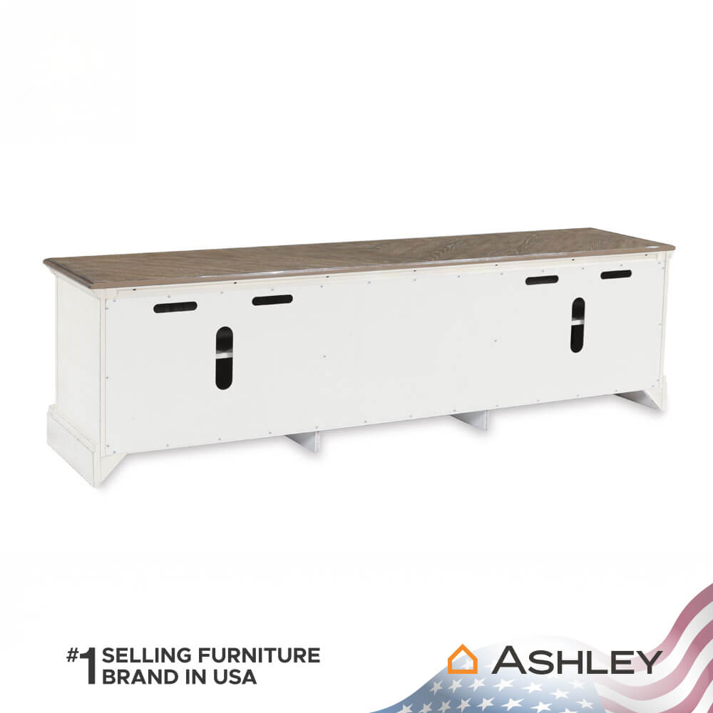 ตู้วางทีวี ASHLEY FURNITURE HOMESTORE รุ่น REALYN/200 สีขาววินเทจ