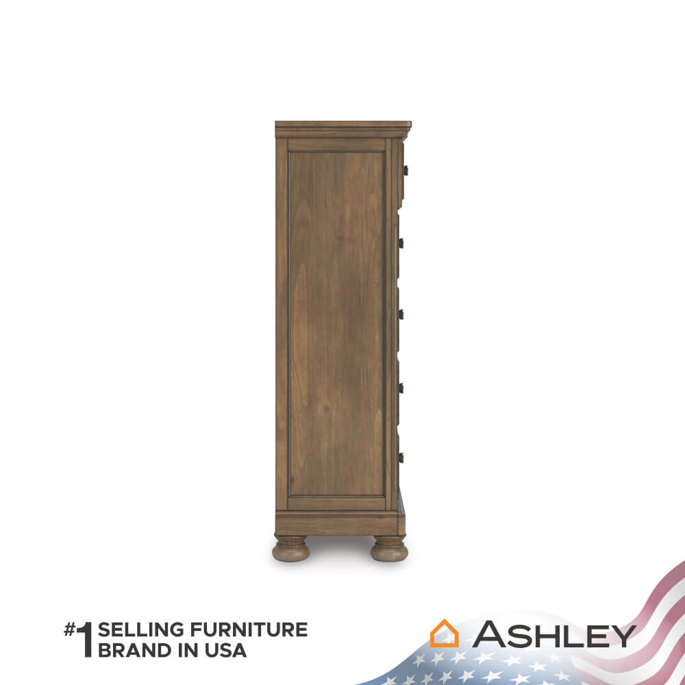 ตู้ลิ้นชัก 5 ลิ้นชัก ASHLEY FURNITURE HOMESTORE รุ่น VANDENMORE/100 สีน้ำตาล