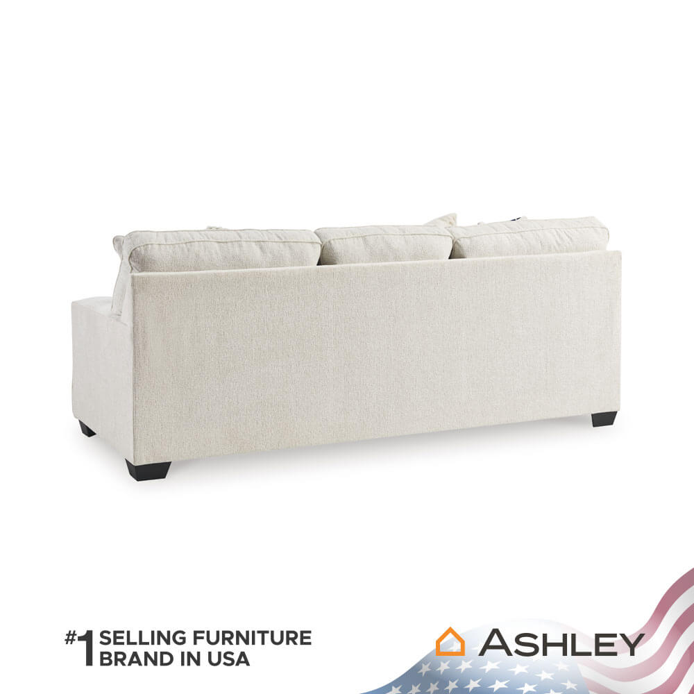 โซฟาเบด 3 ที่นั่ง ASHLEY FURNITURE HOMESTORE รุ่น PADOVA/3 สีโซฟาสีครีม/ขาสีดำ