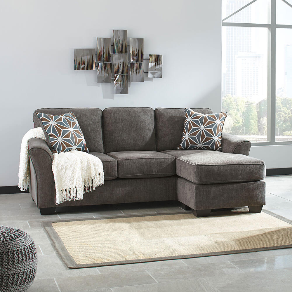 โซฟาตัว L ด้านซ้าย-ขวา ASHLEY FURNITURE HOMESTORE รุ่น BRISE/R-L สีเทาเข้ม