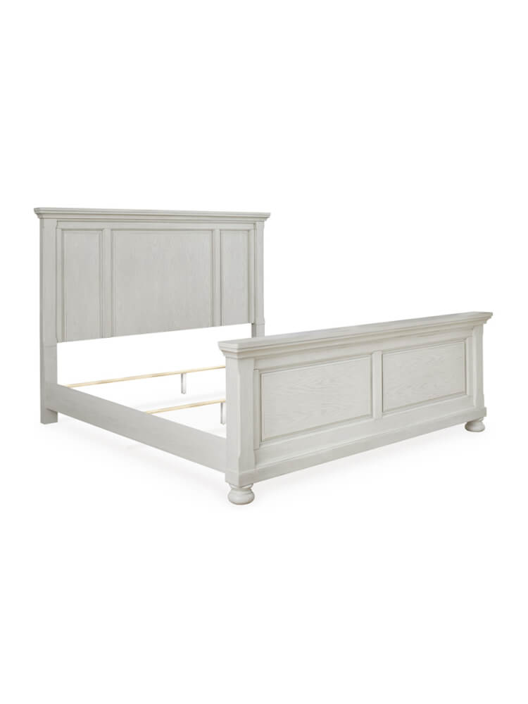 เตียงนอนขนาด 6 ฟุต ASHLEY FURNITURE HOMESTORE รุ่น ROBBINSDALE/180 สีขาววินเทจ