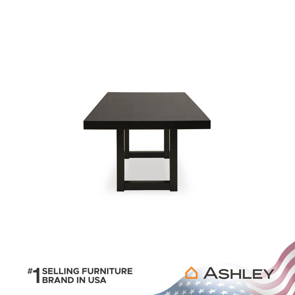 โต๊ะอาหาร ปรับขนาดได้ ASHLEY FURNITURE HOMESTORE รุ่น NEYMORTON/183-228 สีน้ำตาลเข้ม