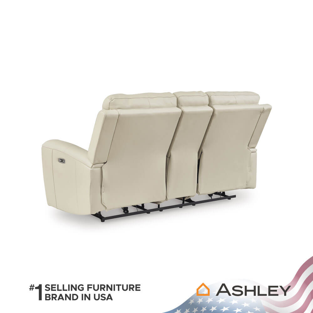 โซฟาปรับเอนไฟฟ้า 2 ที่นั่งพร้อมที่วางแขน ASHLEY FURNITURE HOMESTORE รุ่น DAHLMOORE/2RRM สีครีม