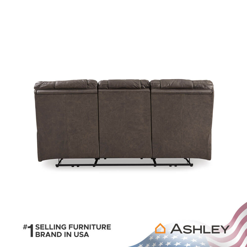 โซฟาปรับเอนไฟฟ้า 3 ที่นั่ง พร้อมพนักพิงศีรษะปรับได้ ASHLEY FURNITURE HOMESTORE รุ่น WURSTROW/3RRM สีน้ำตาล