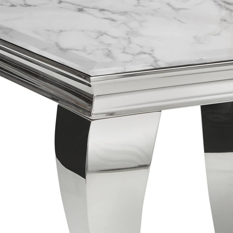 โต๊ะข้าง CHIC REPUBLIC รุ่น SANTIAGO-CH/60 MARBLE สีขาว