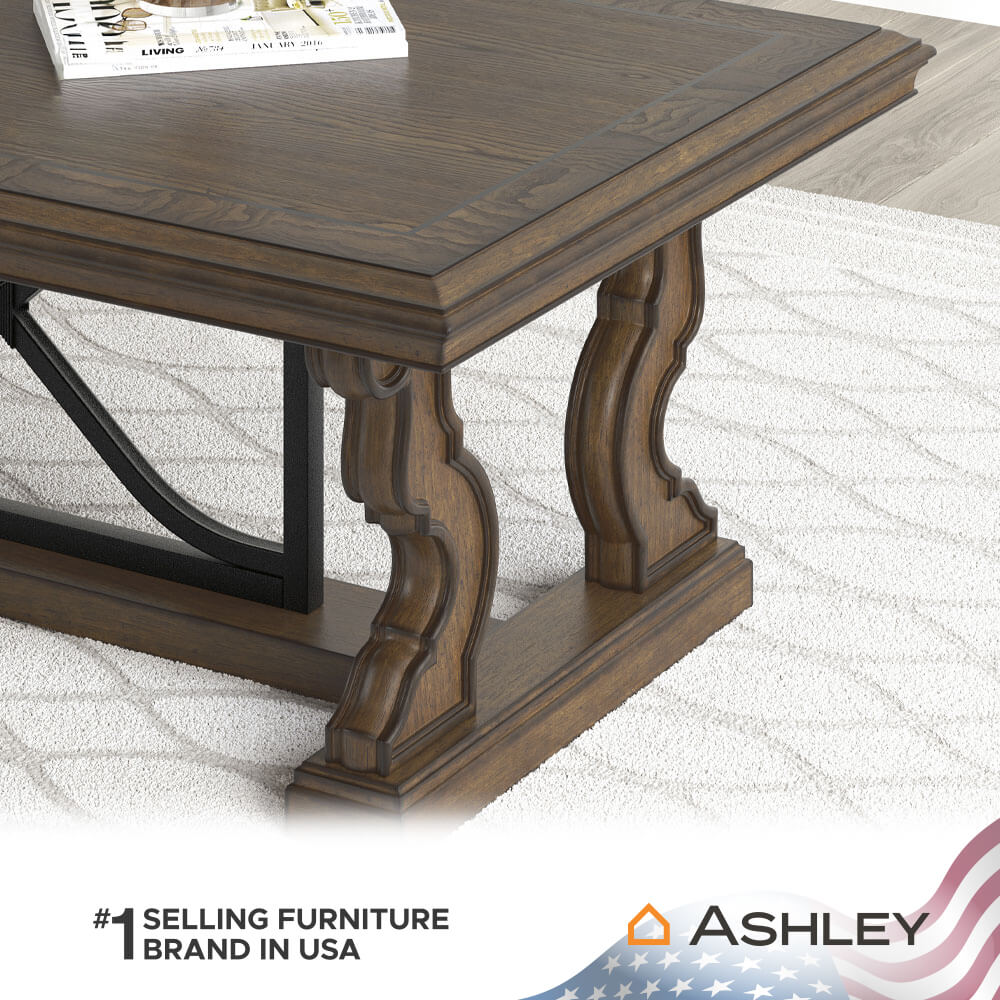 โต๊ะกลาง ASHLEY FURNITURE HOMESTORE รุ่น MAYLEE/142 สีน้ำตาลเข้ม_5