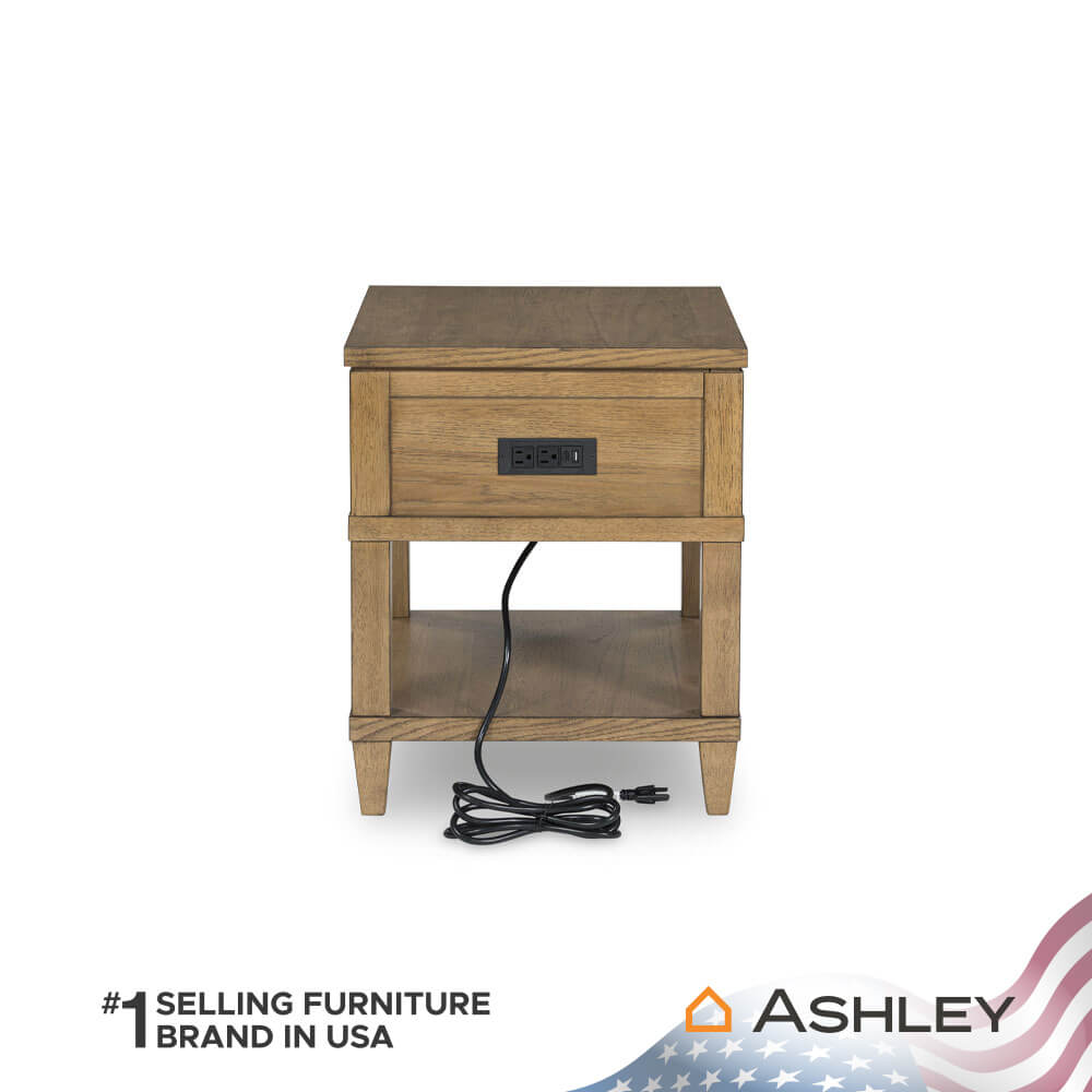 โต๊ะข้าง ASHLEY FURNITURE HOMESTORE รุ่น SHARLANCE/50 สีน้ำตาลอ่อน