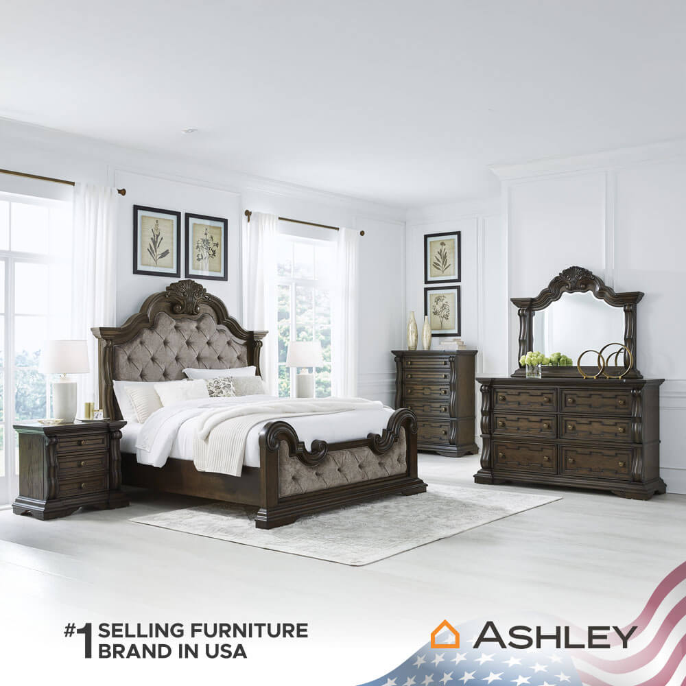 ตู้ข้างเตียง ASHLEY FURNITURE HOMESTORE รุ่น MAYLEE สีน้ำตาลเข้ม_5