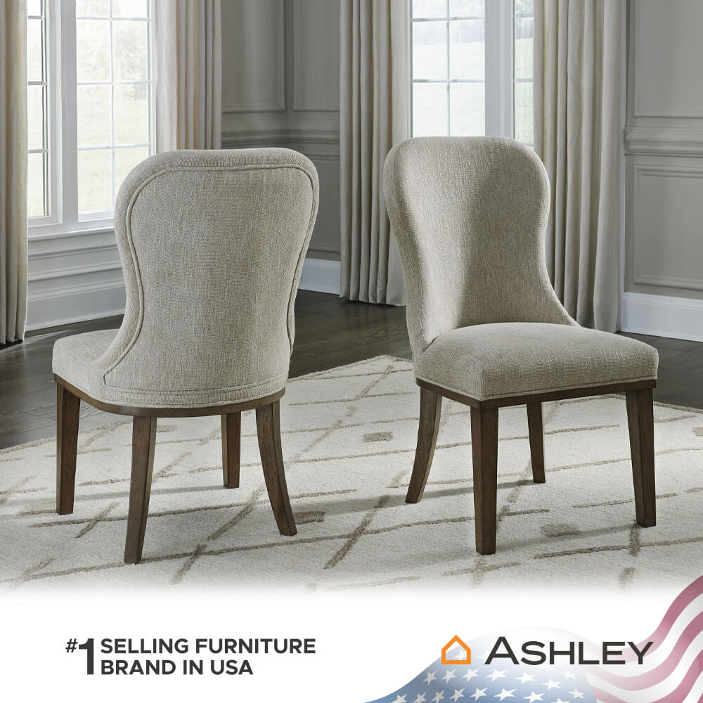 เก้าอี้ทานข้าว ASHLEY FURNITURE HOMESTORE รุ่น STURLAYNE-B สีน้ำตาล_5