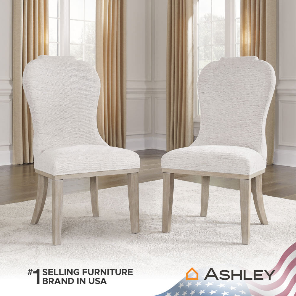 เก้าอี้ทานข้าว ASHLEY FURNITURE HOMESTORE รุ่น JORLAINA สีครีม