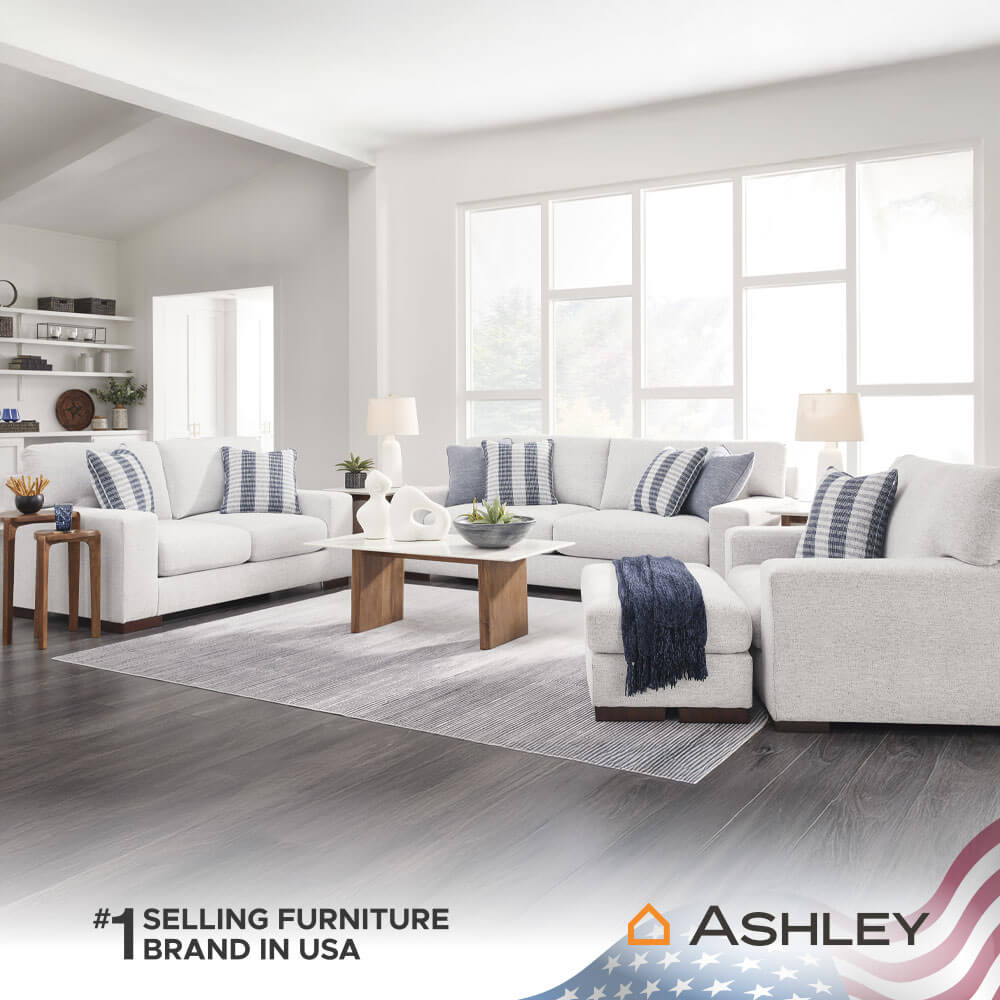 โซฟา 2 ที่นั่ง ASHLEY FURNITURE HOMESTORE รุ่น BELVOIR/2 สีขาว