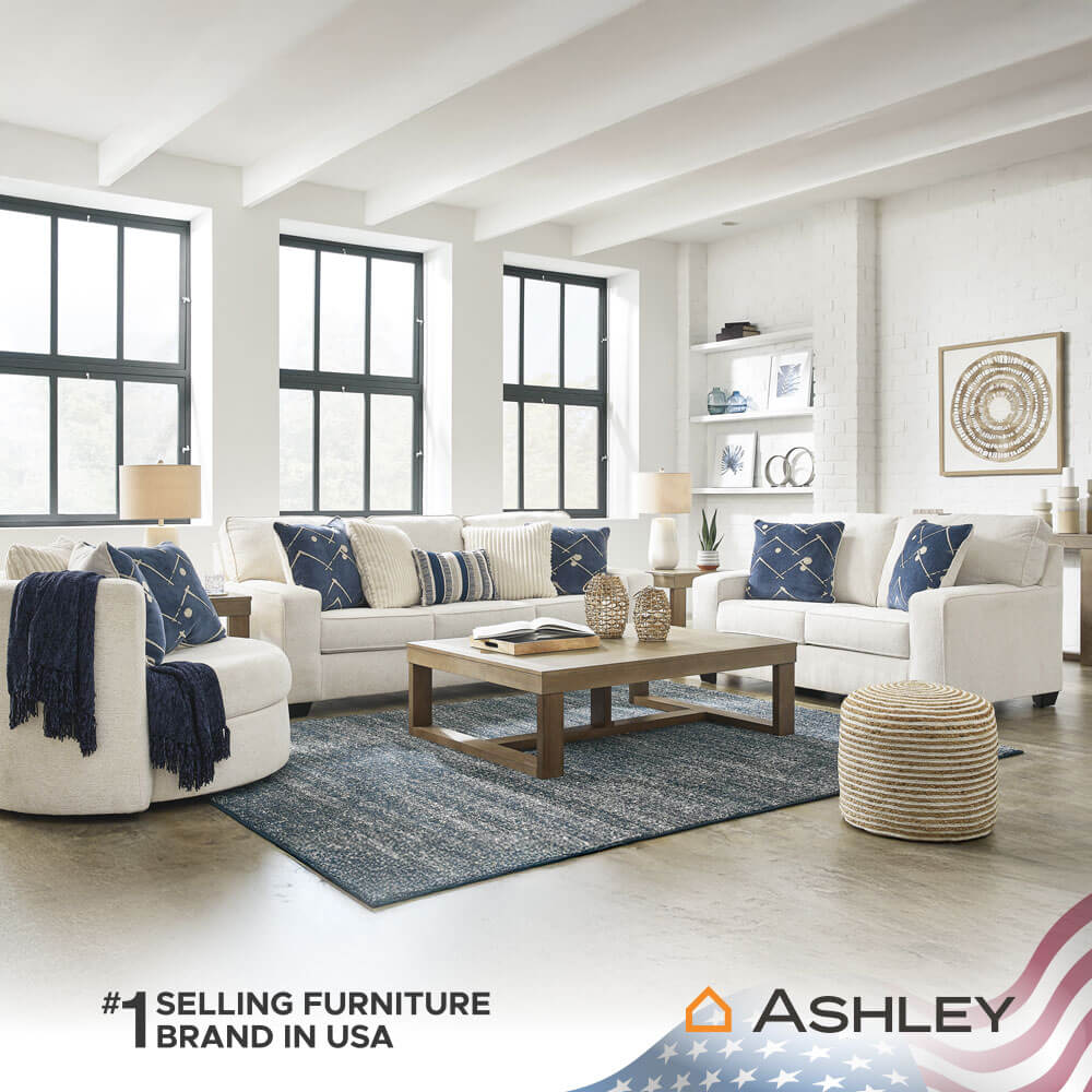 โซฟา 2 ที่นั่ง ASHLEY FURNITURE HOMESTORE รุ่น PADOVA/2 สีครีม