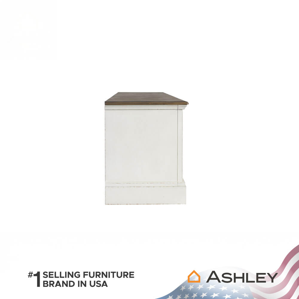 ตู้วางทีวี ASHLEY FURNITURE HOMESTORE รุ่น REALYN/200 สีขาววินเทจ