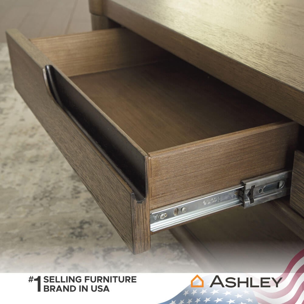 โต๊ะกลาง ASHLEY FURNITURE HOMESTORE รุ่น ROANHOWE/127 สีน้ำตาล