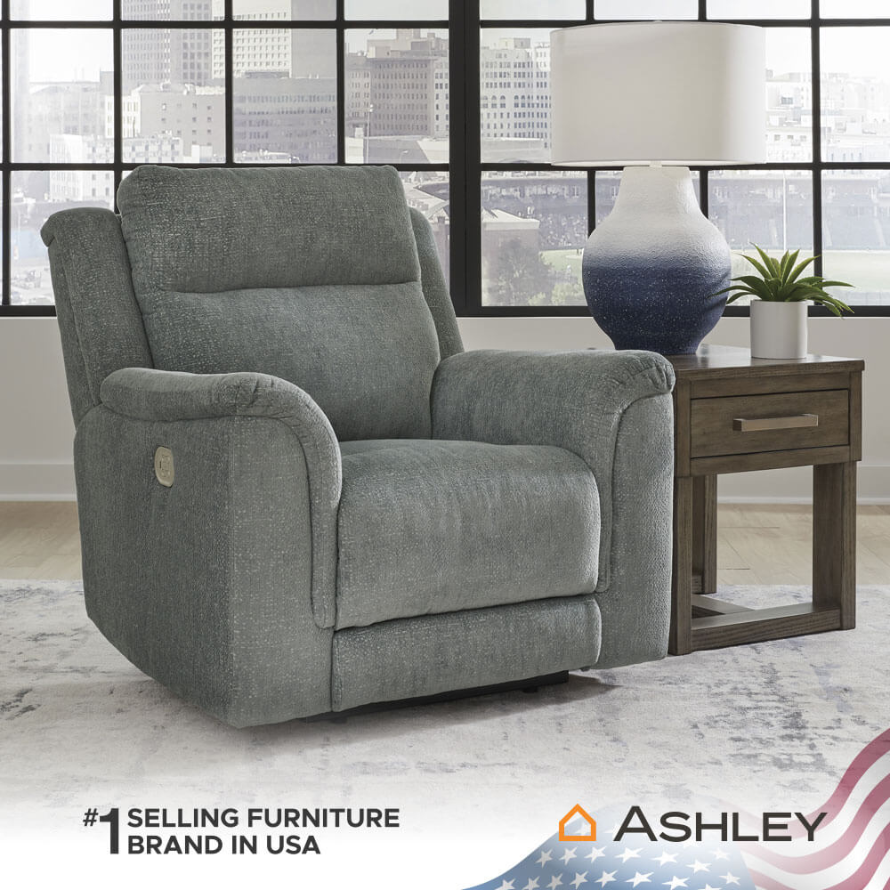 โซฟาปรับเอนนอน ไฟฟ้า 1 ที่นั่ง ASHLEY FURNITURE HOMESTORE รุ่น OVERFLOW/1RM สีเทา