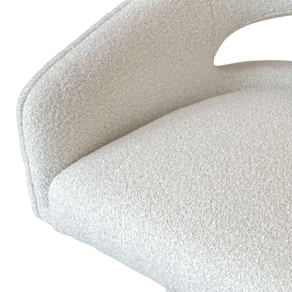 เก้าอี้รับประทานอาหารแบบหมุนได้ CHIC REPUBLIC รุ่น PENDRA สีเบจ_6