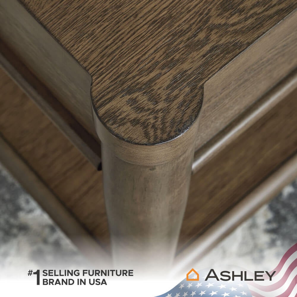 โต๊ะข้าง ASHLEY FURNITURE HOMESTORE รุ่น ROANHOWE/61 สีน้ำตาล