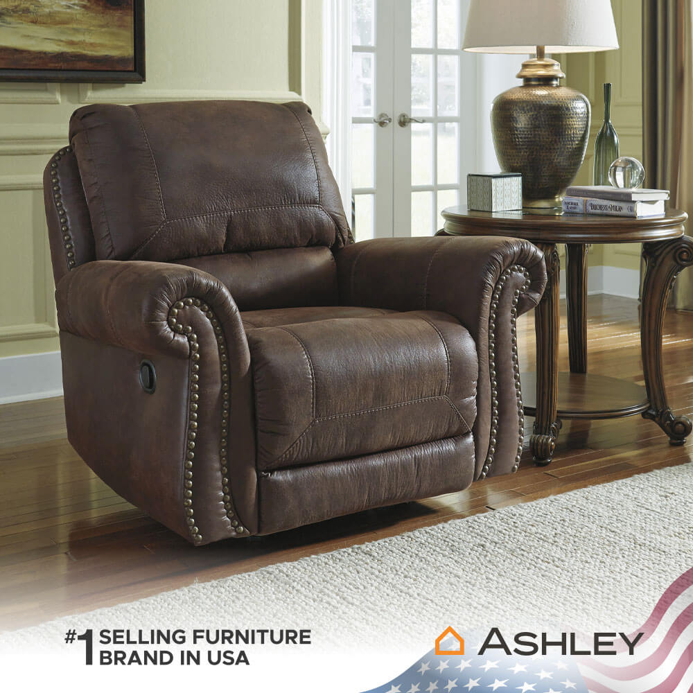 โซฟาปรับเอนนอน 1 ที่นั่ง ASHLEY FURNITURE HOMESTORE รุ่น W80070-O/1R สีน้ำตาลเข้ม