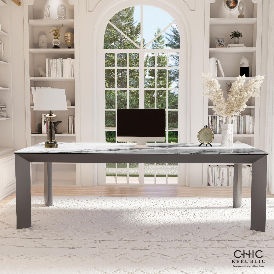 โต๊ะอาหาร CHIC REPUBLIC รุ่น RAVELLO/240 สีขาวซัมเมอร์