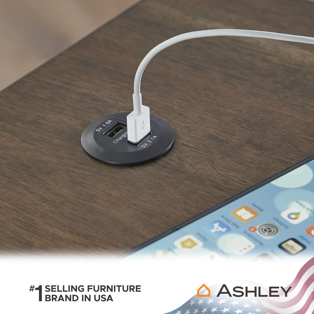 โต๊ะข้าง ASHLEY FURNITURE HOMESTORE รุ่น MORIVILLE/35 สีน้ำตาล_7